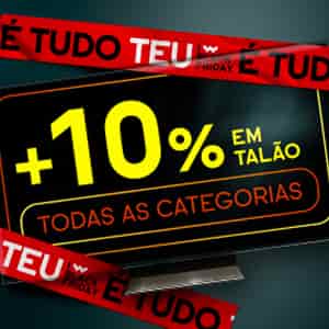 Aproveita 10% desconto extra em talão