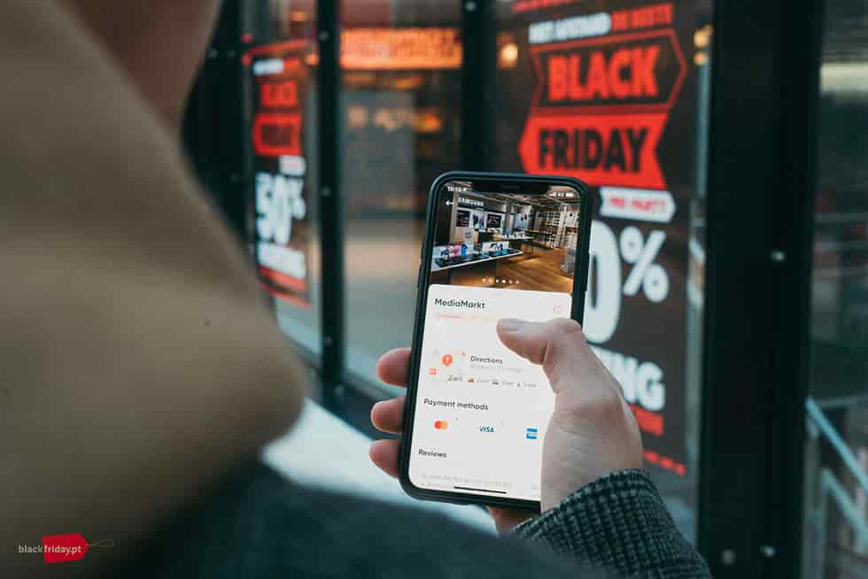 compras móveis durante a black friday