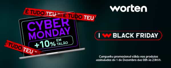 WORTEN: Até 50% desconto direto +10% extra em talão