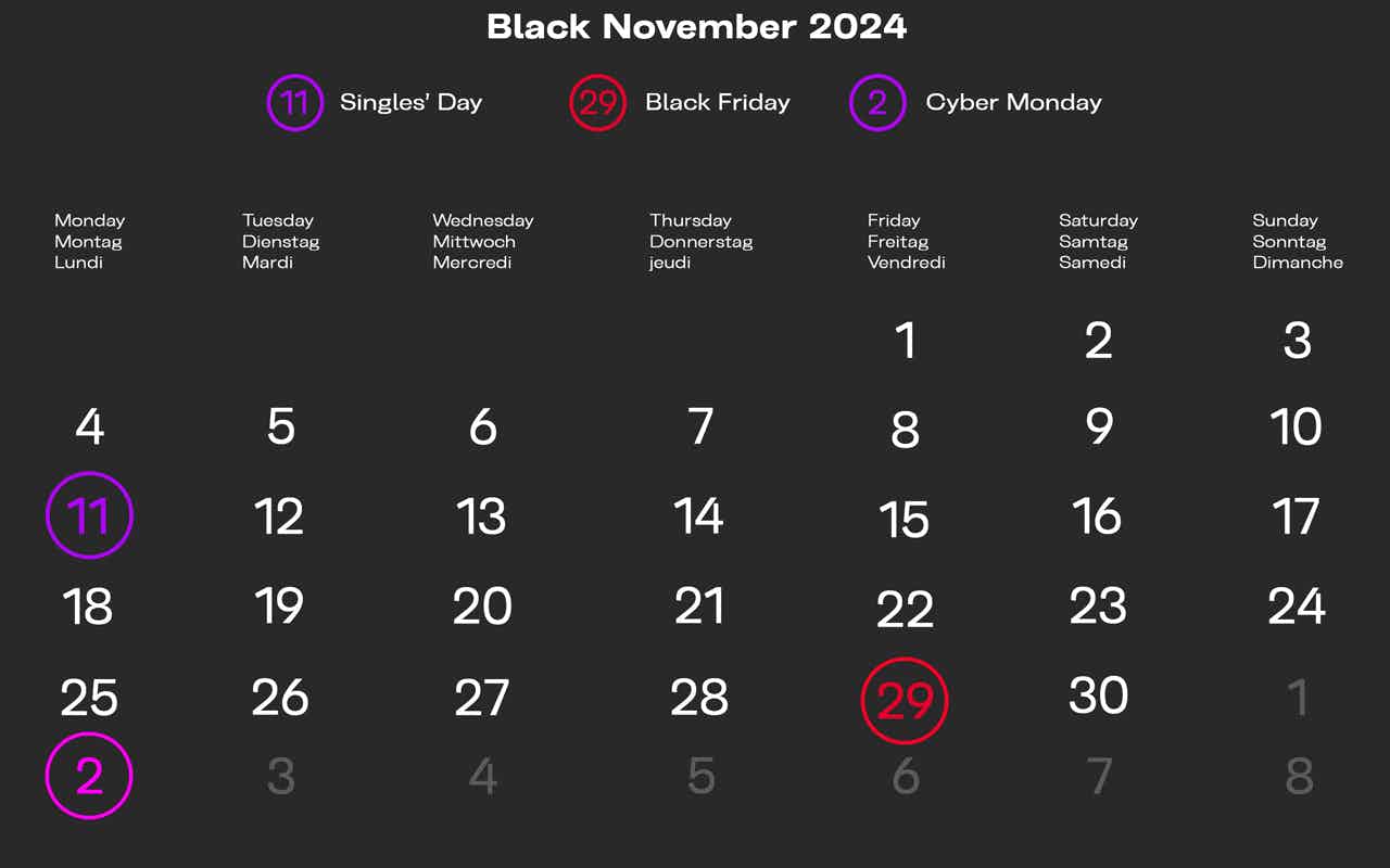 Black November 2024 dates